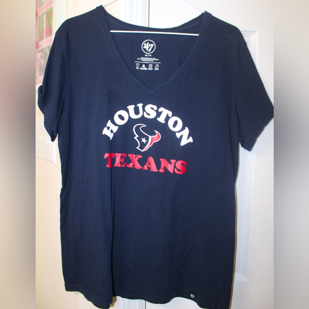 NFL Houston Texans XL logo T-shirt short sleeve football women’s NEW